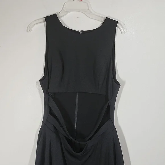 Dress the Population Mariela Dress Black Cutout Design Cocktail Date Night XL - Picture 2 of 11